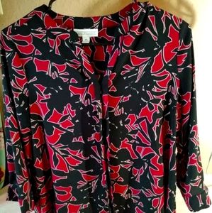 False button up blouse